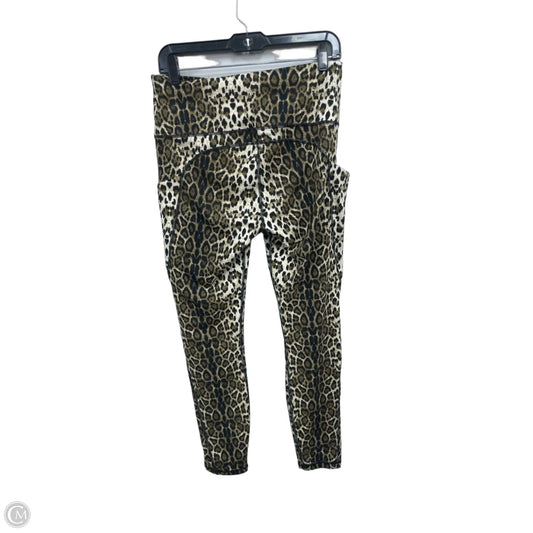 Athletic Leggings By Clothes Mentor In Animal Print, Size: L