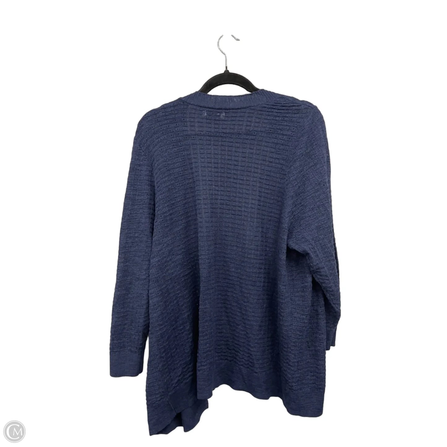 Sweater Cardigan By Croft And Barrow In Navy, Size: 1x