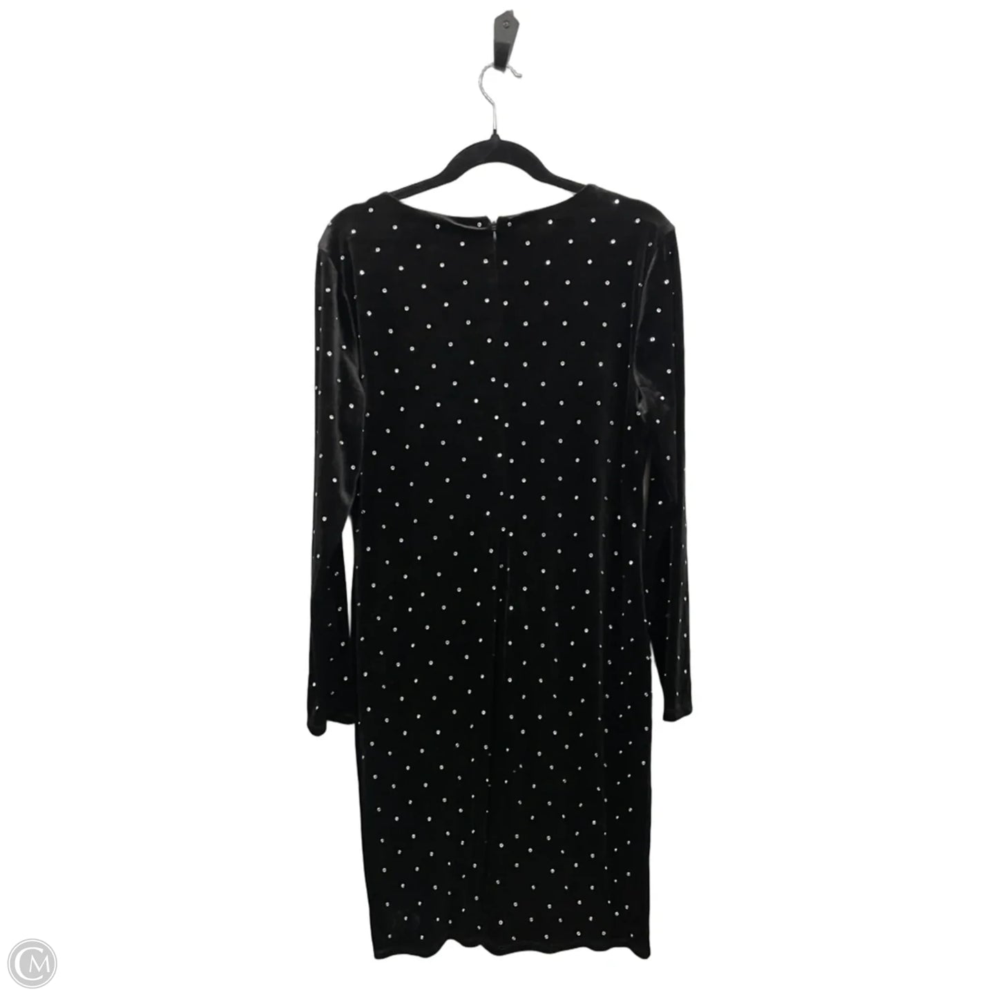 Dress Party Midi By Jennifer Lopez In Black & Silver, Size: Xl