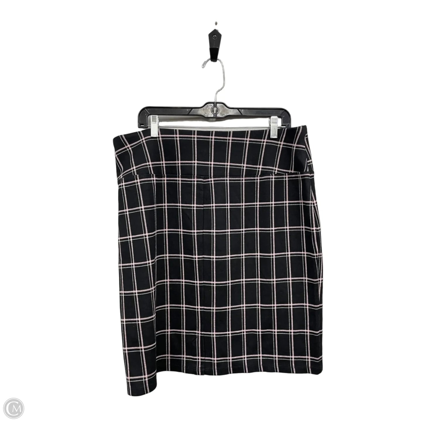 Skirt Mini & Short By J. Jill In Black & Pink, Size: L