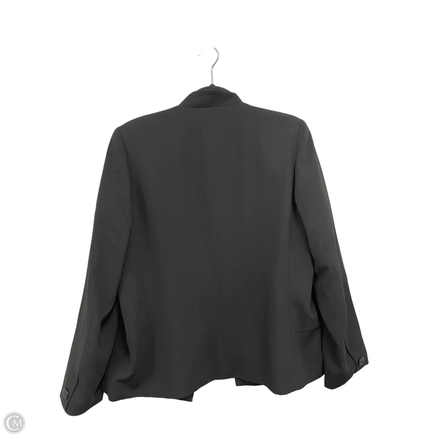 Blouse Long Sleeve By Clothes Mentor In Black, Size: L