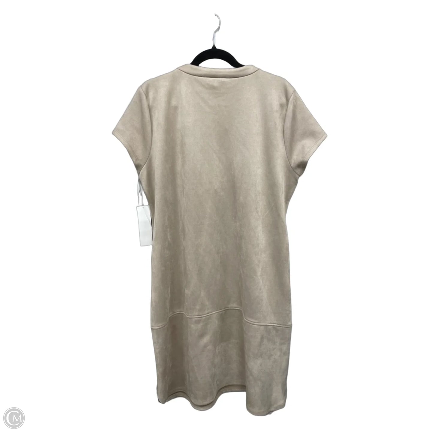 Dress Casual Midi By Andrew Marc In Cream, Size: 16