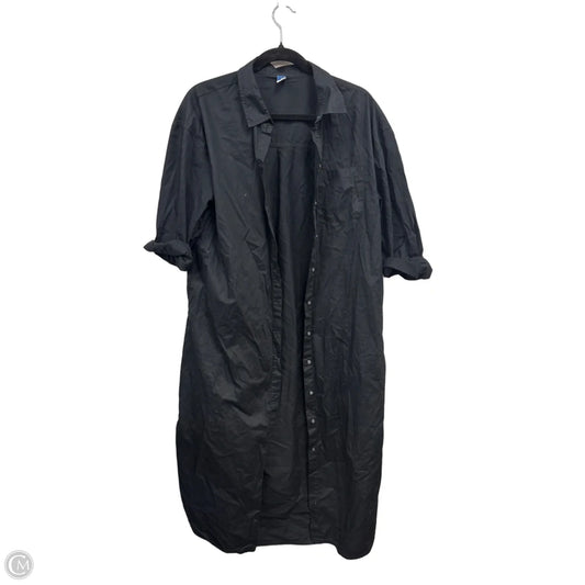 Dress Casual Maxi By Old Navy In Black, Size: S