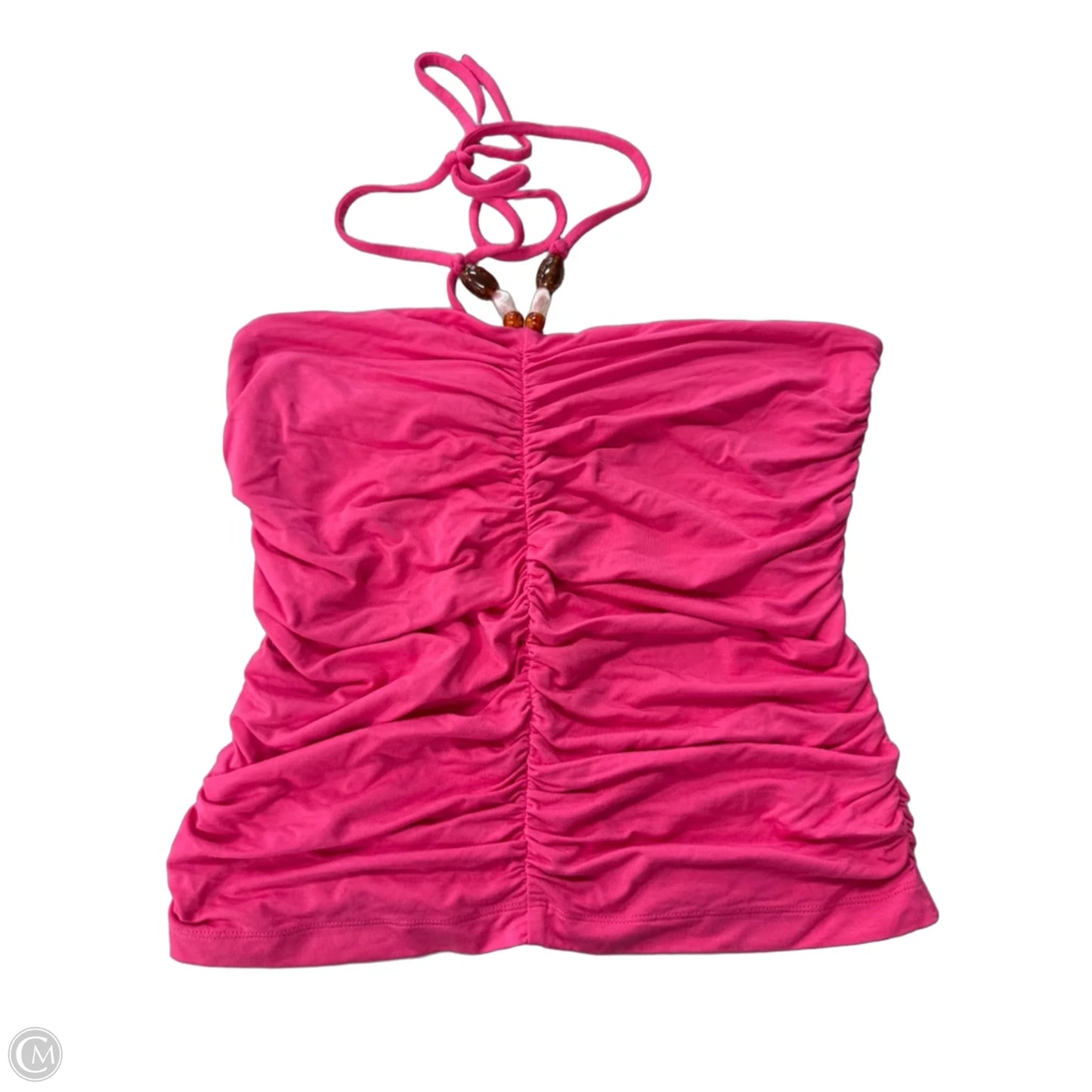 Top Sleeveless By Loft In Pink, Size: L
