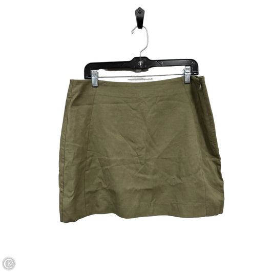 Skirt Mini & Short By Loft In Green, Size: 10