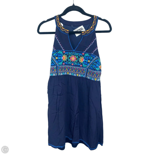 Dress Casual Short By Savanna Jane In Blue & Green, Size: M