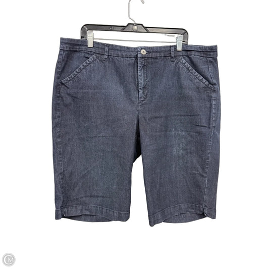 Shorts By Bandolino In Blue, Size: 18