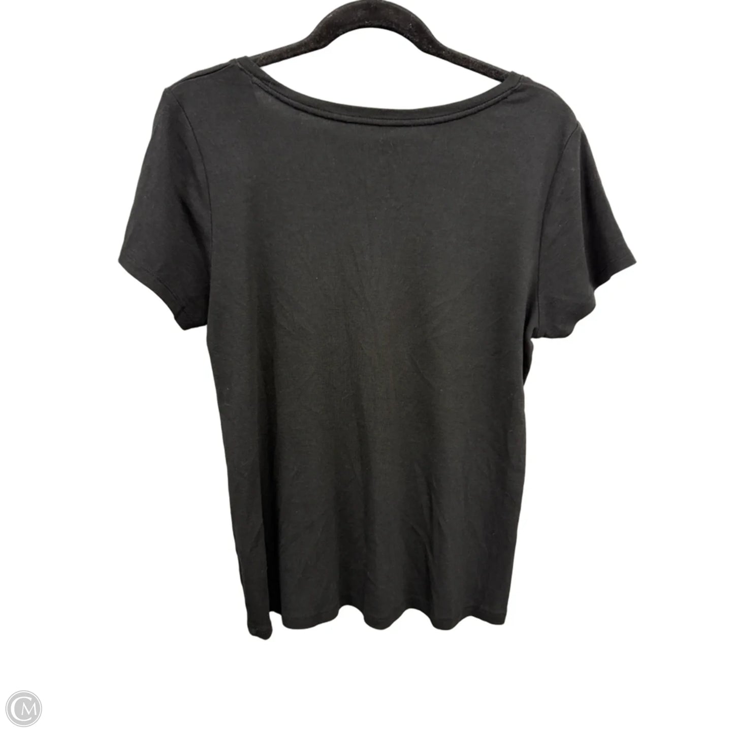 Top Short Sleeve Basic By Workshop In Black, Size: L