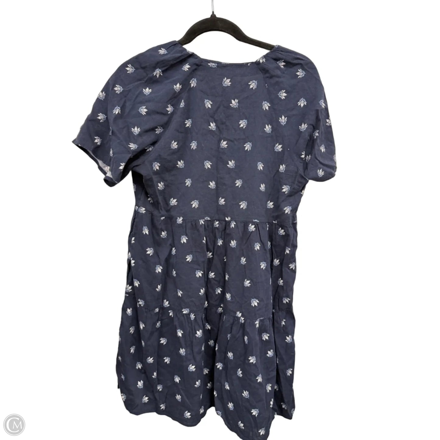 Dress Casual Short By Old Navy In Blue & White, Size: S