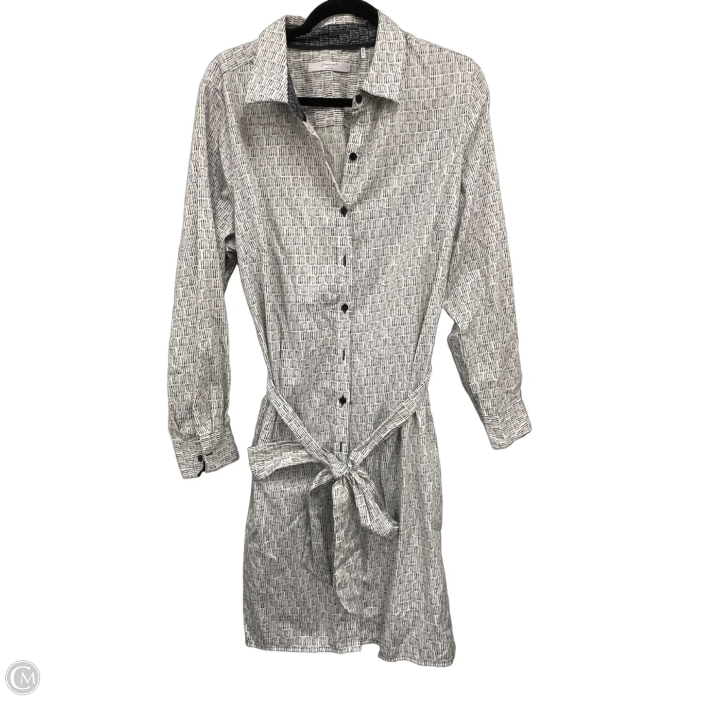 Dress Casual Midi By Foxcroft In Black & White, Size: 16