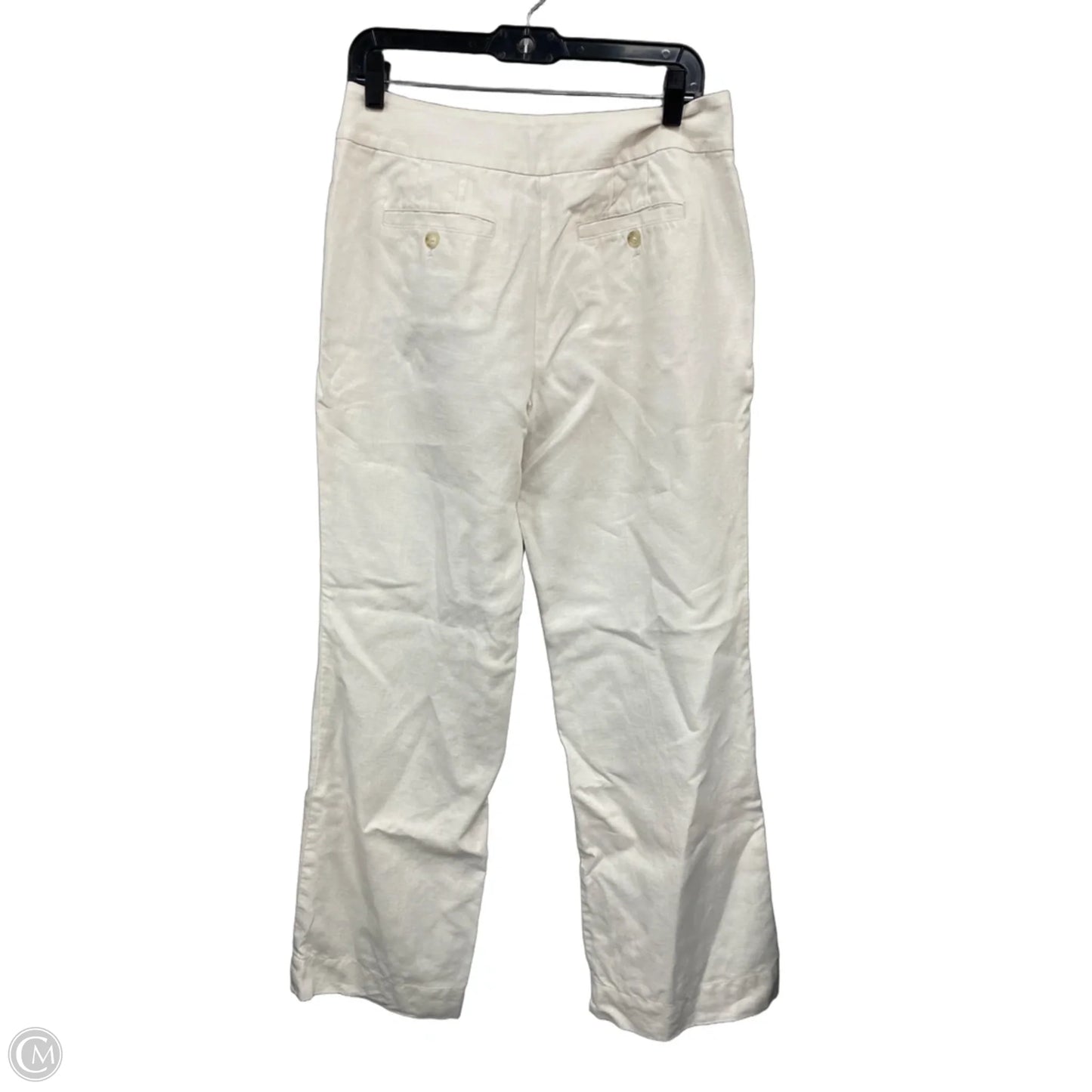 Pants Linen By Loft In White, Size: 6
