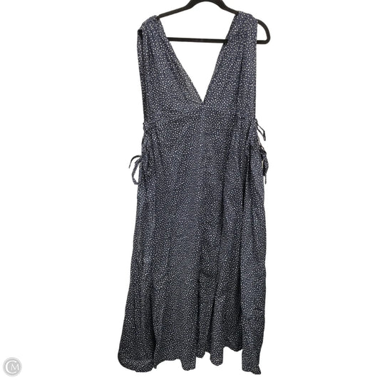 Dress Casual Maxi By J. Crew In Blue & White, Size: S