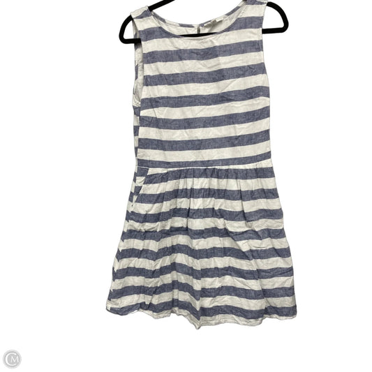 Dress Casual Short By Beachlunchlounge In Blue & White, Size: L