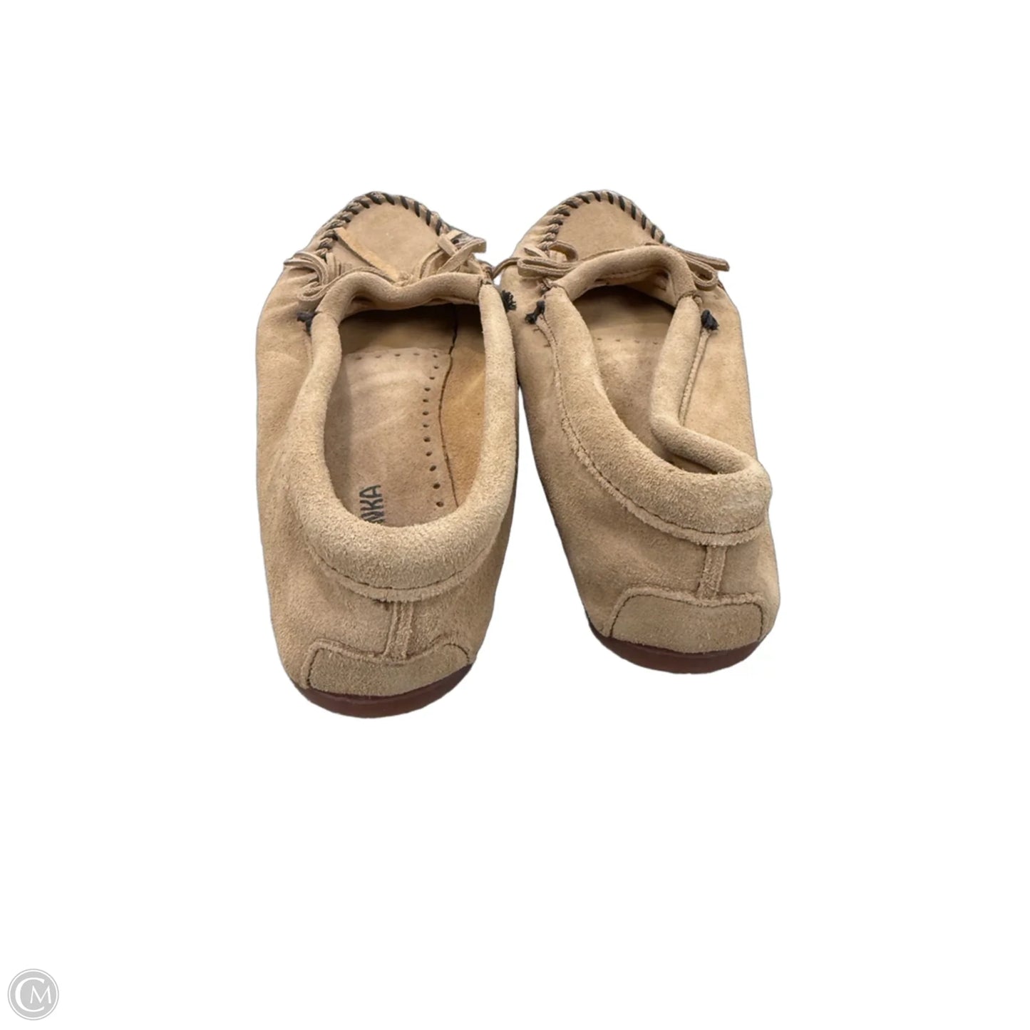 Shoes Flats By Minnetonka In Brown, Size: 10