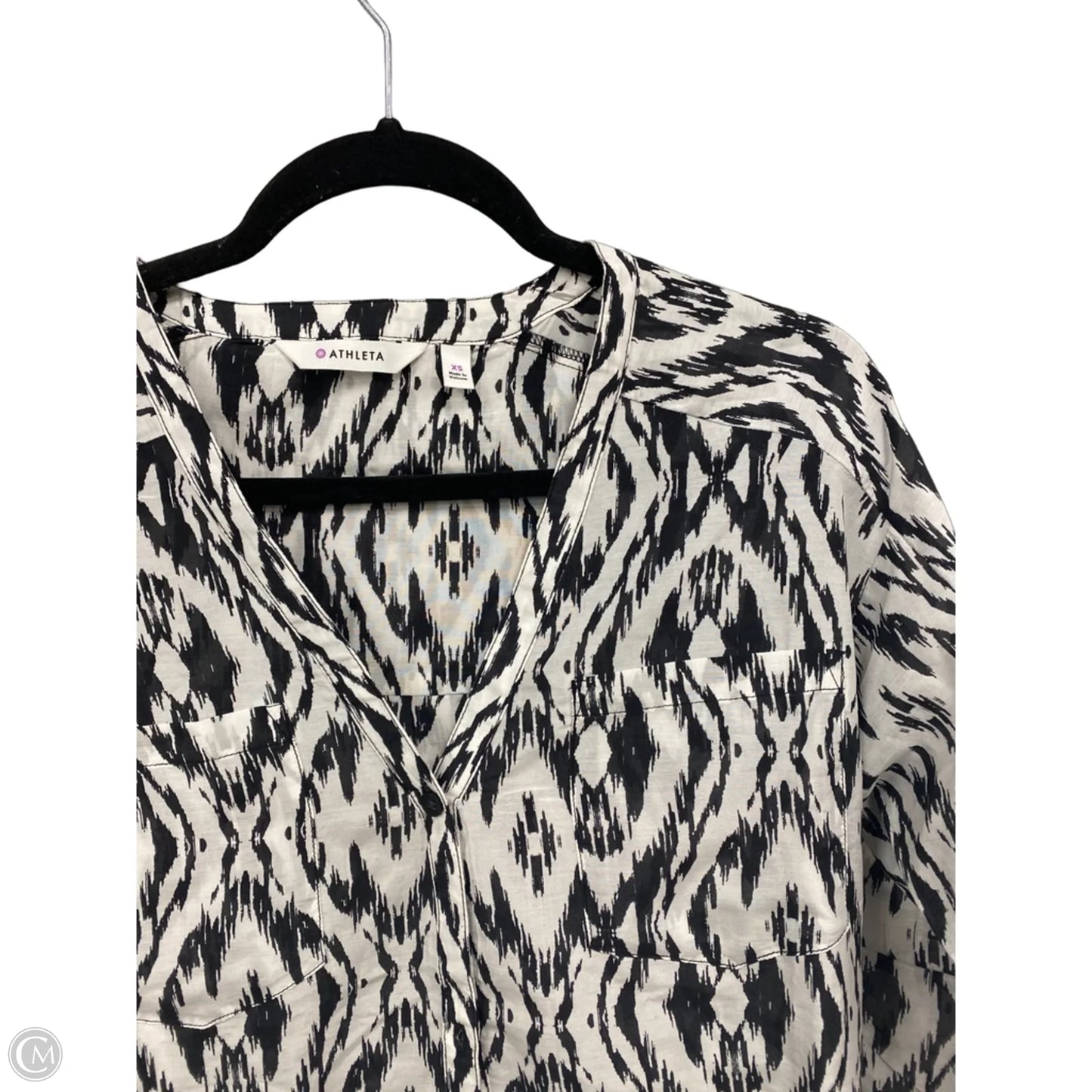 Dress Casual Short By Athleta In Black & White, Size: Xs