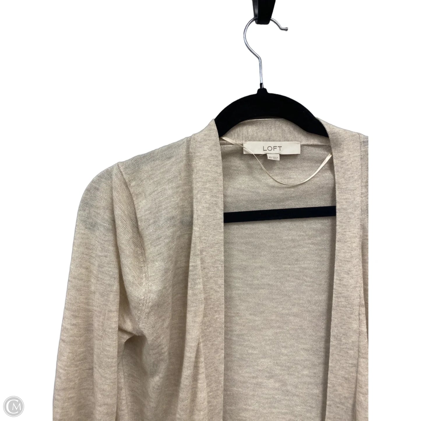Cardigan By Loft In Cream, Size: Xs