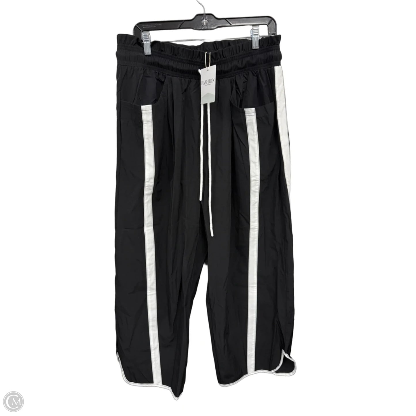 Pants Wide Leg By Clothes Mentor In Black & White, Size: Xl