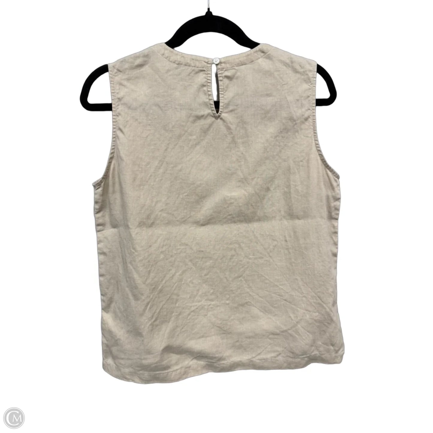Top Sleeveless By Quince In Tan, Size: S