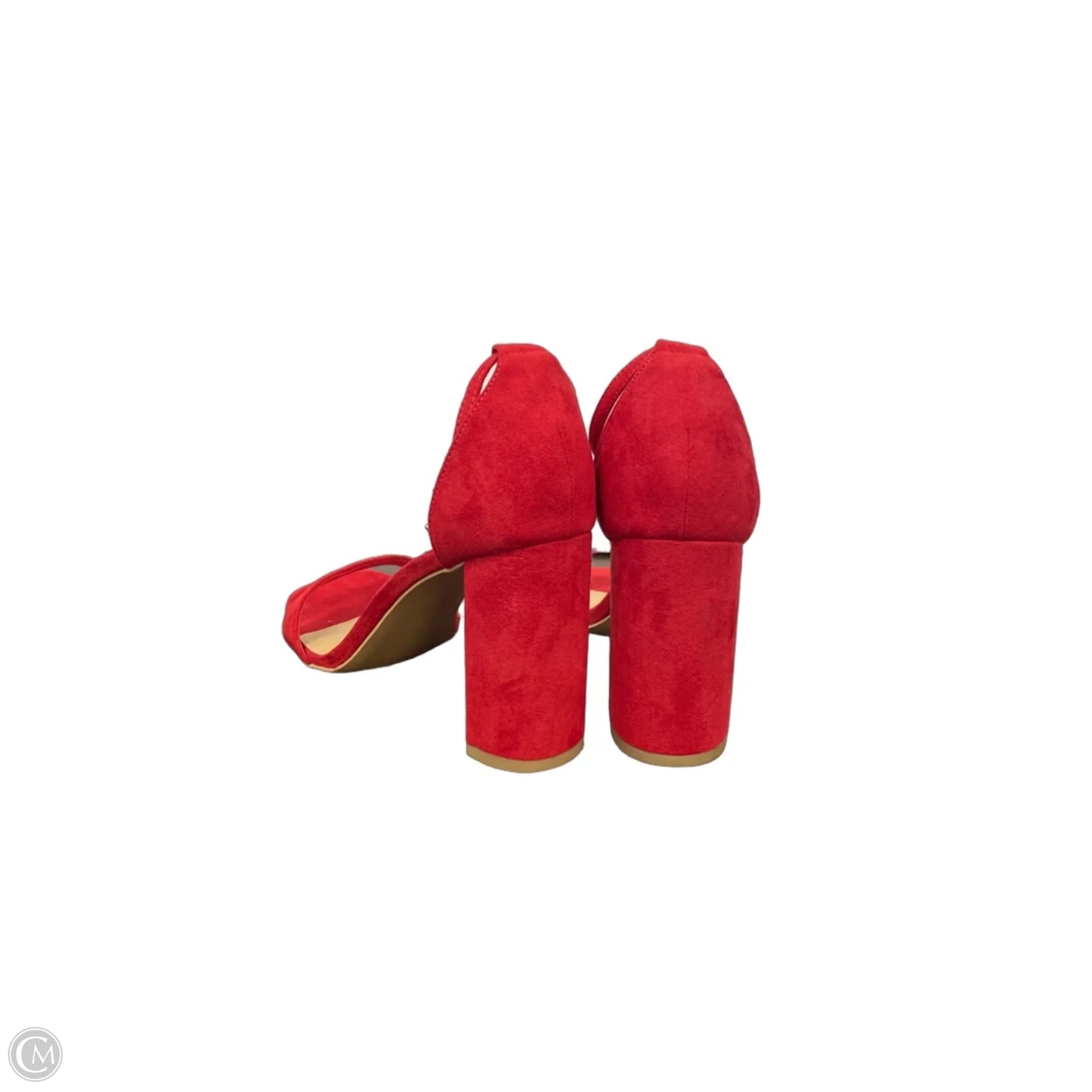 Shoes Heels Block By Shoedazzle In Red, Size: 10