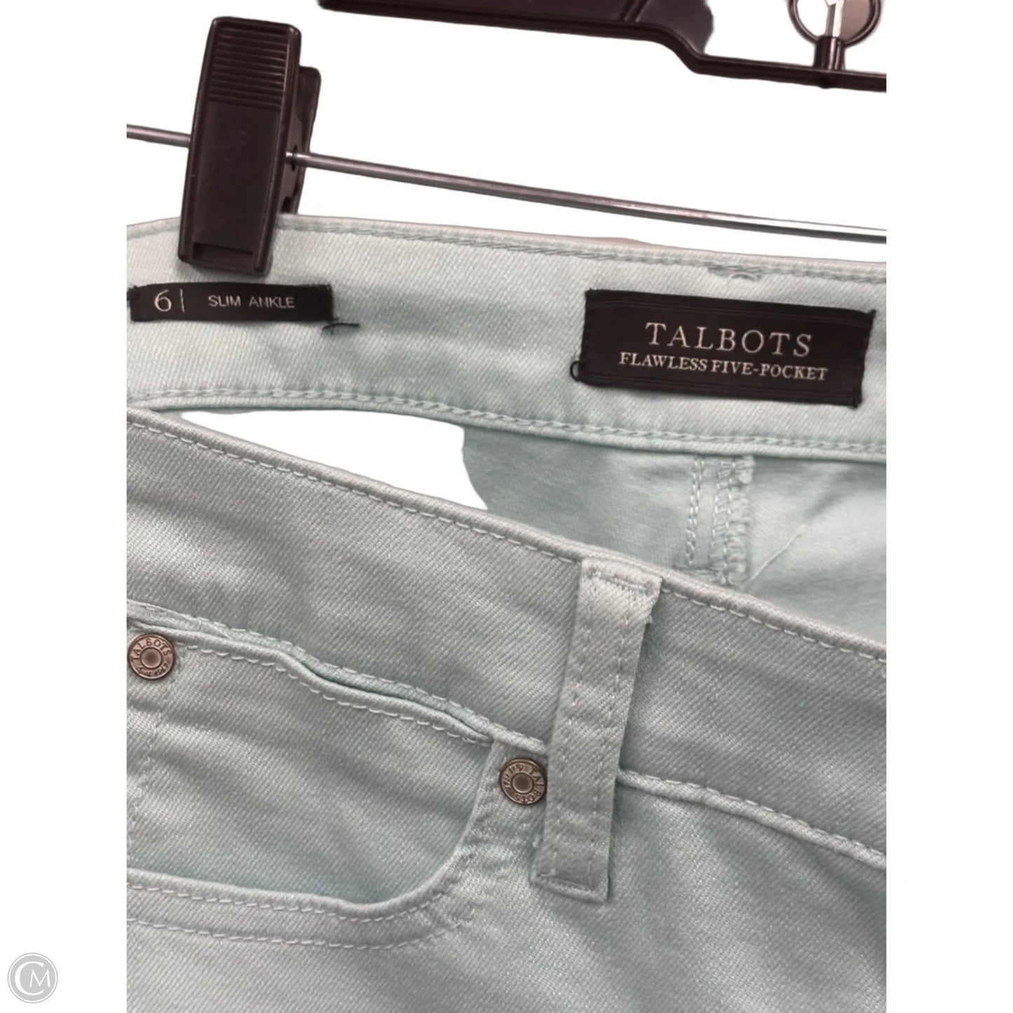 Jeans Straight By Talbots In Blue, Size: 6