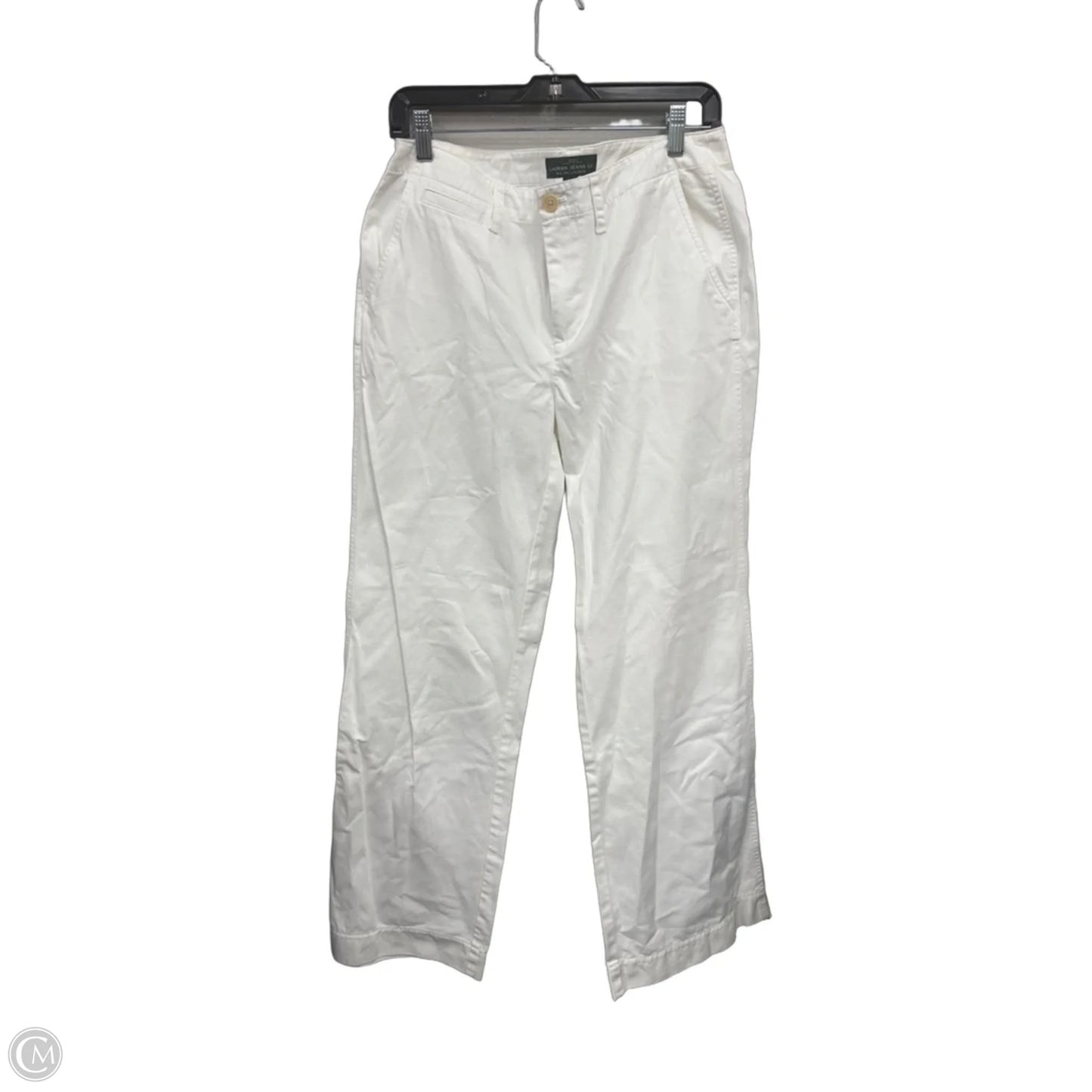 Pants Wide Leg By Lauren By Ralph Lauren In White, Size: 8