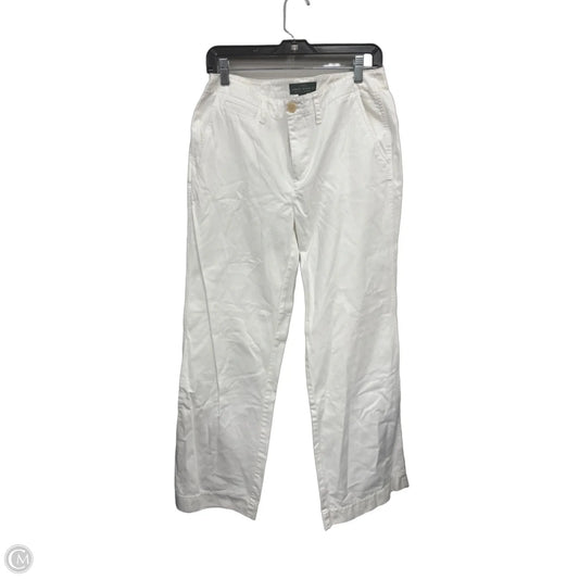 Pants Wide Leg By Lauren By Ralph Lauren In White, Size: 8
