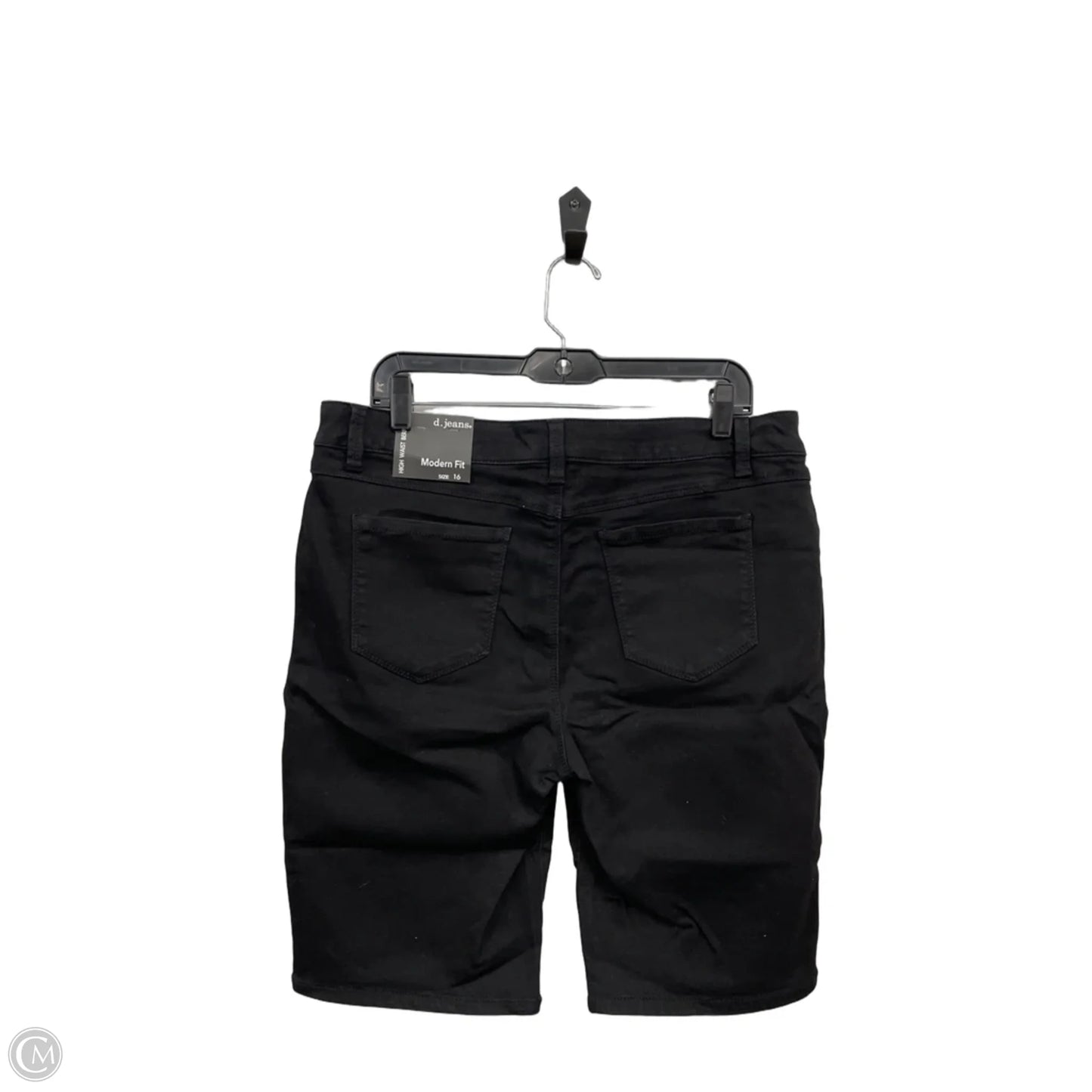 Shorts By D Jeans In Black, Size: 16