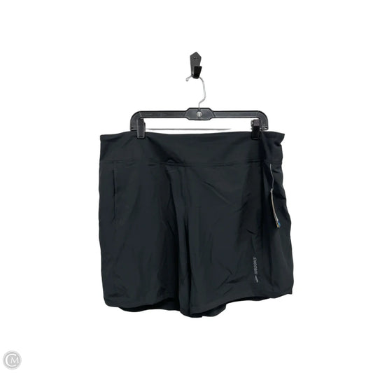 Athletic Shorts By Brooks In Black, Size: Xl