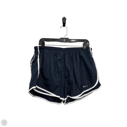 Athletic Shorts By Nike In Blue & White, Size: Xl