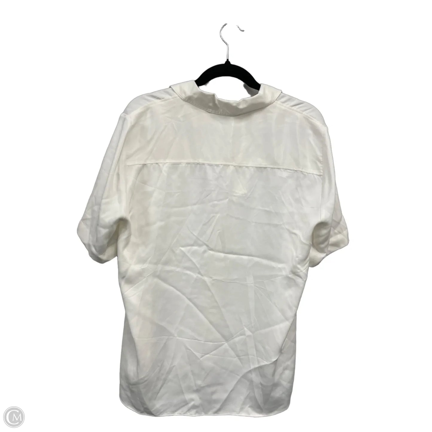 Top Short Sleeve By Zara In White, Size: Xl