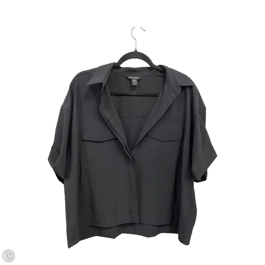 Athletic Top Short Sleeve By Athleta In Black, Size: Xl