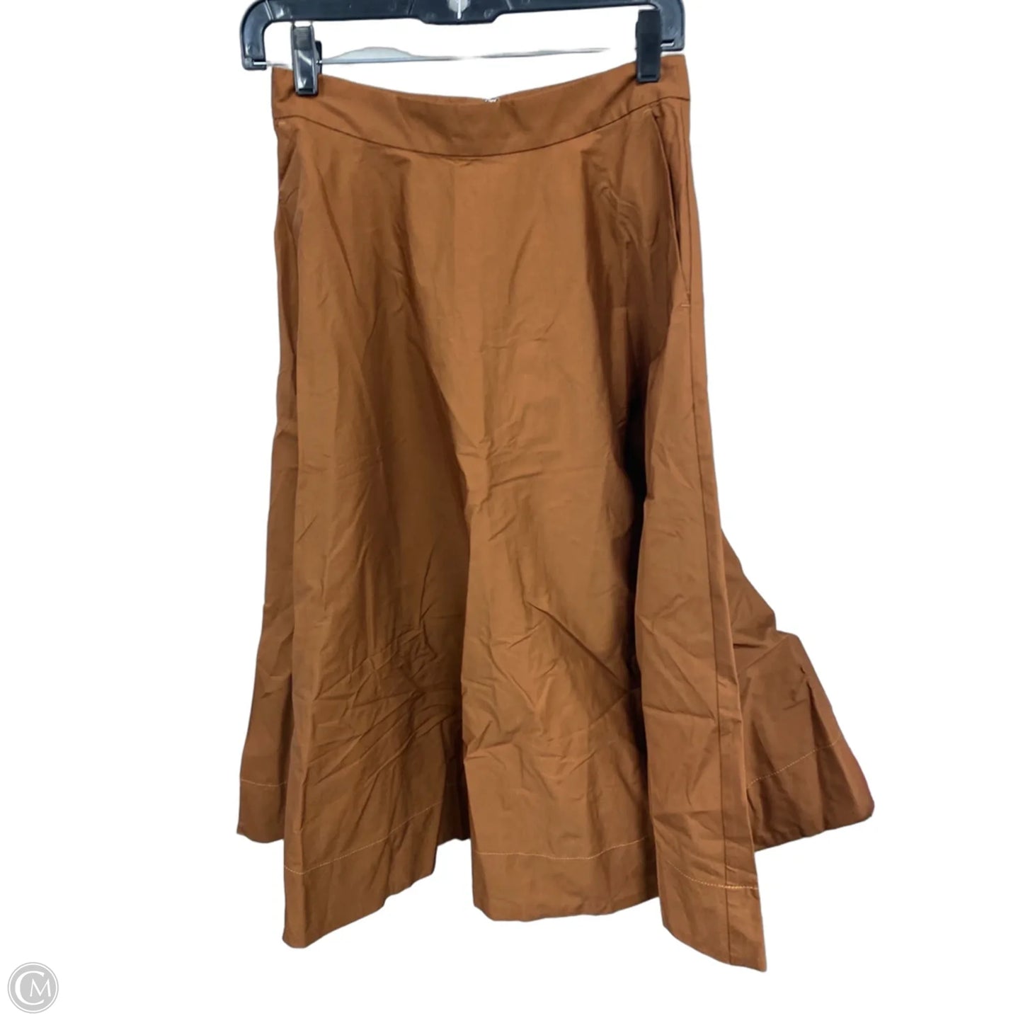 Skirt Midi By Ann Taylor In Brown, Size: 0p