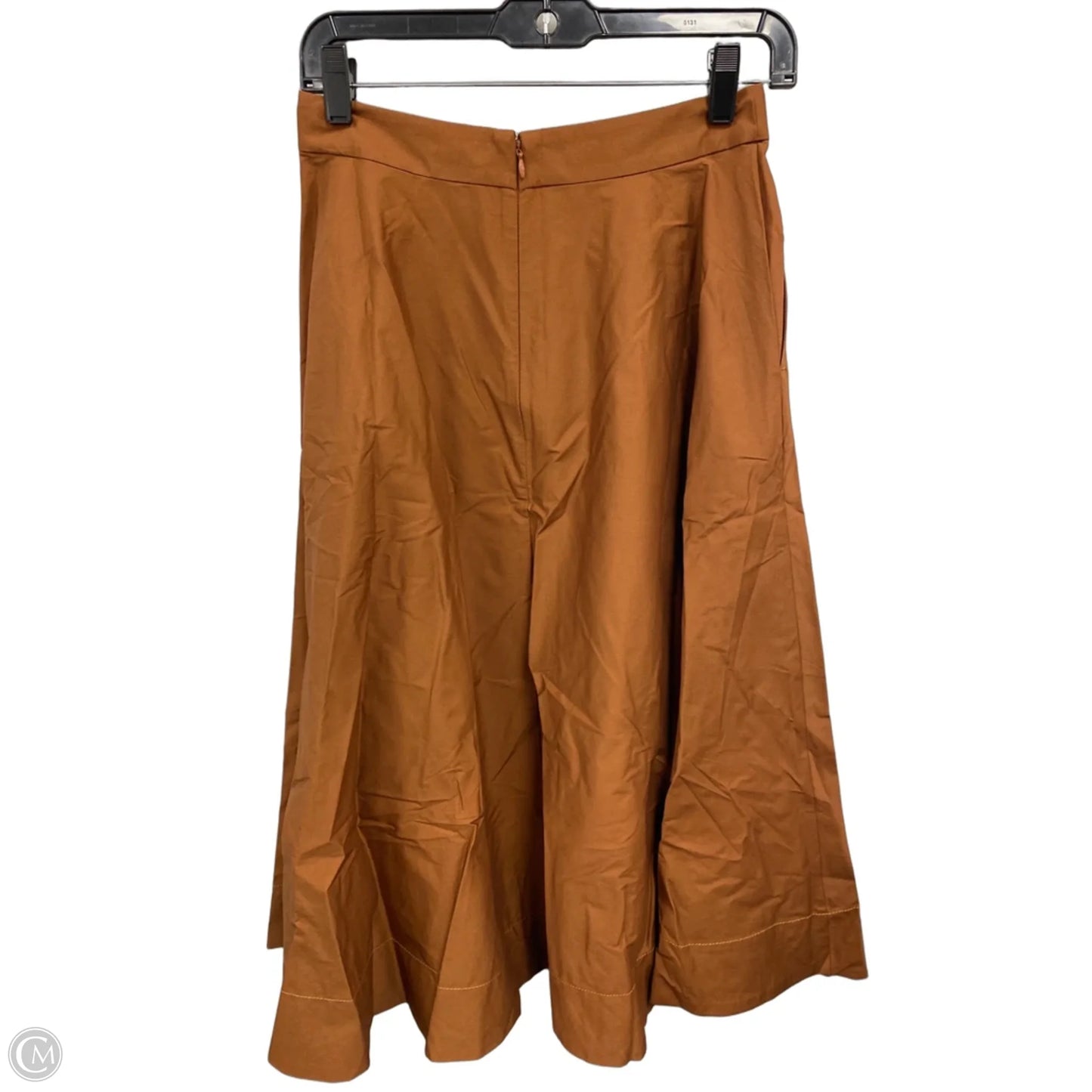 Skirt Midi By Ann Taylor In Brown, Size: 0p