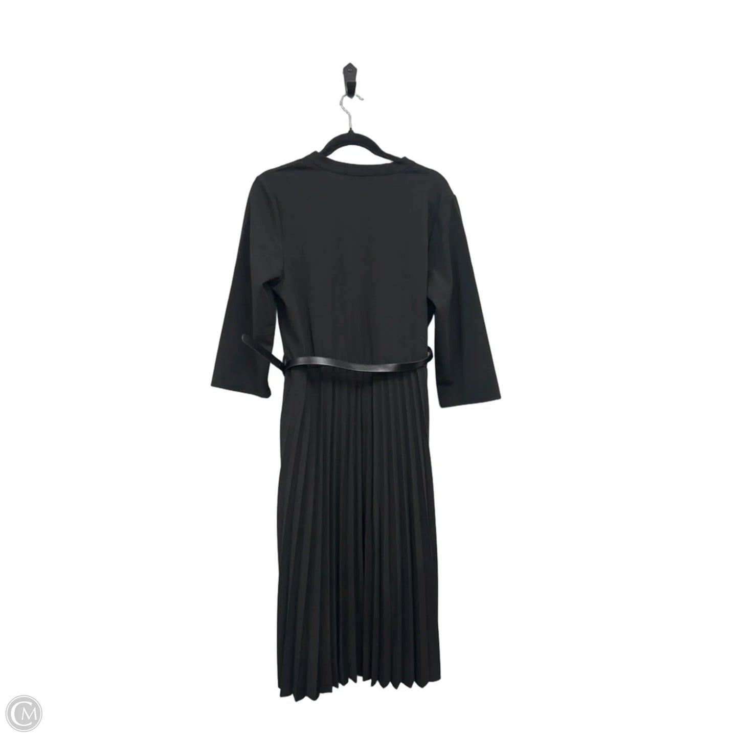 Dress Casual Midi By Clothes Mentor In Black, Size: L