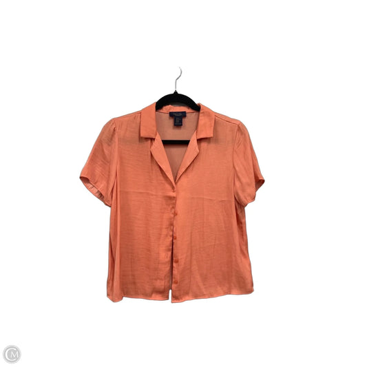 Blouse Short Sleeve By Rachel Roy In Peach, Size: Xs