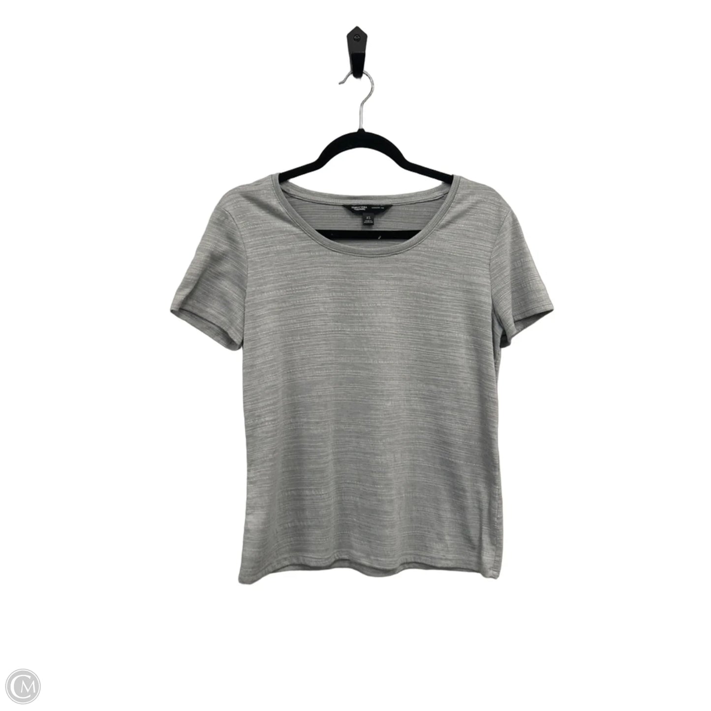 Top Short Sleeve By Simply Vera In Grey, Size: Xs