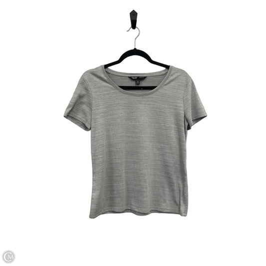 Top Short Sleeve By Simply Vera In Grey, Size: Xs
