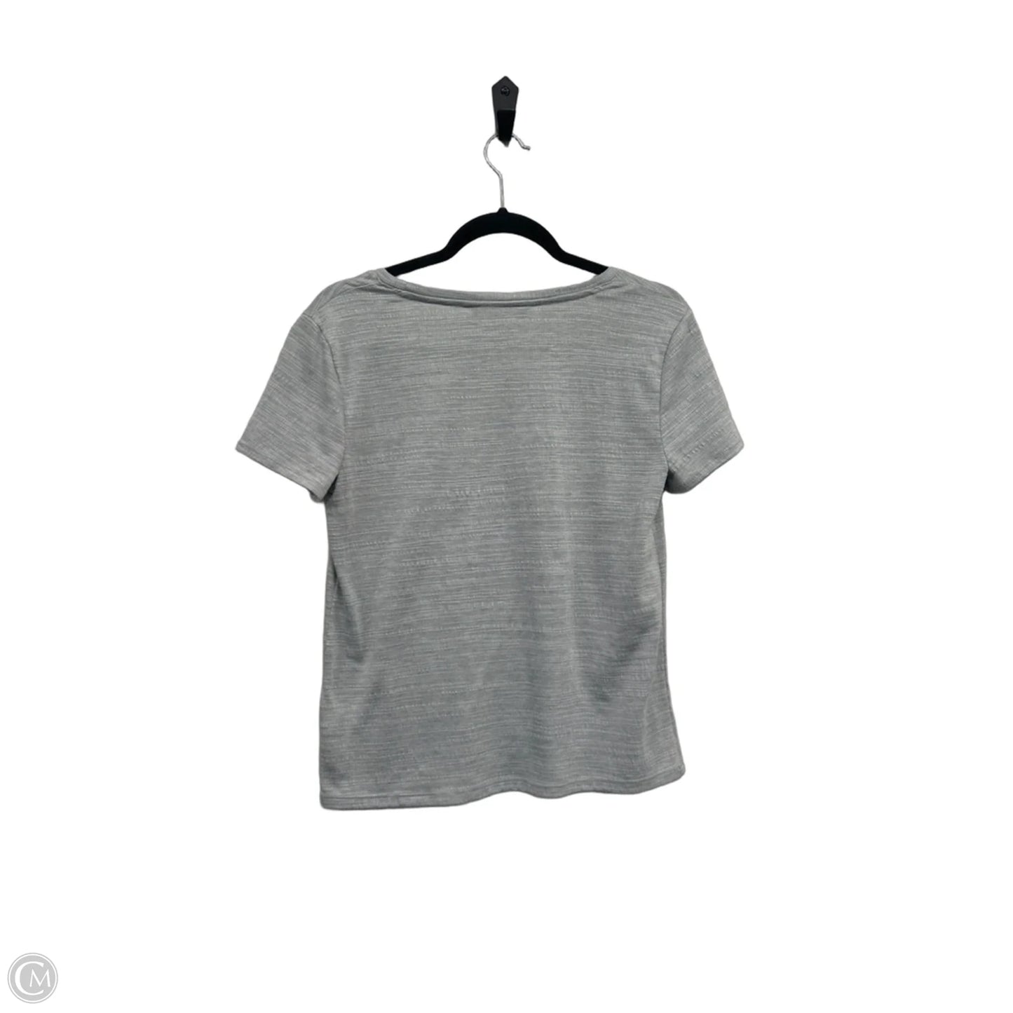 Top Short Sleeve By Simply Vera In Grey, Size: Xs