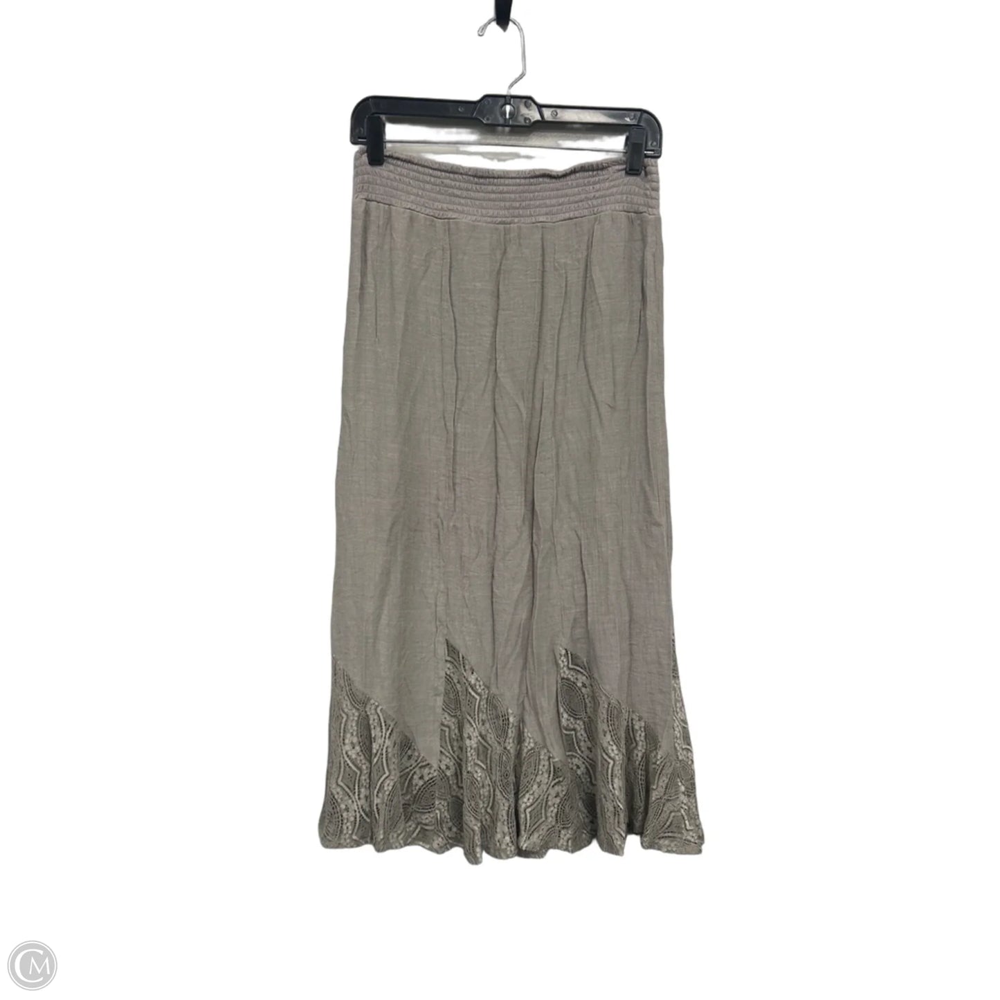 Skirt Midi By Apt 9 In Grey, Size: S
