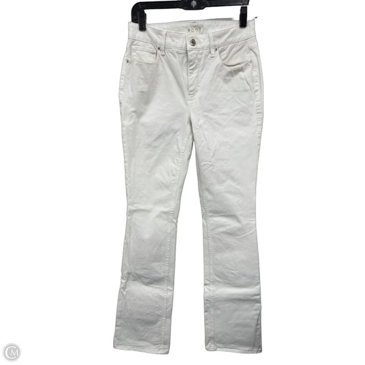Jeans Boot Cut By White House Black Market In White, Size: 2