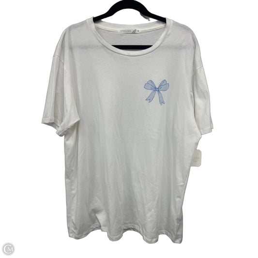 Top Short Sleeve Basic By Altard State In Blue & White, Size: Xl