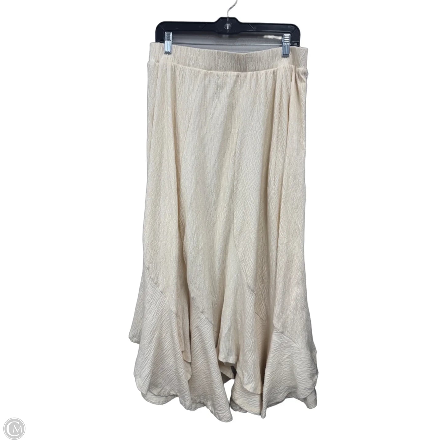 Skirt Maxi By Indigo Rein In Cream, Size: L