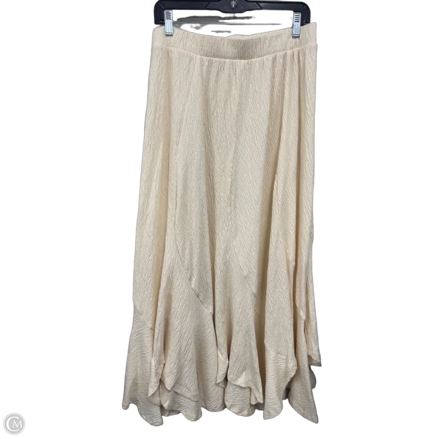 Skirt Maxi By Indigo Rein In Cream, Size: L
