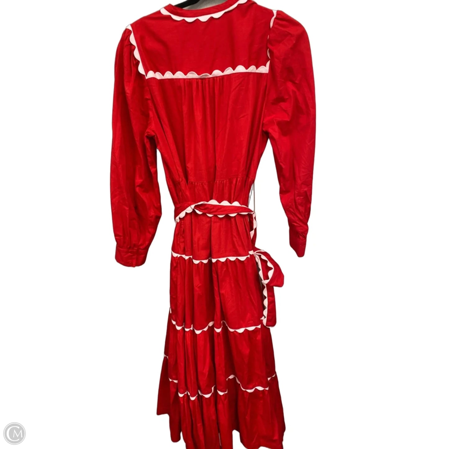 Dress Casual Maxi By Crown And Ivy In Red & White, Size: Xl