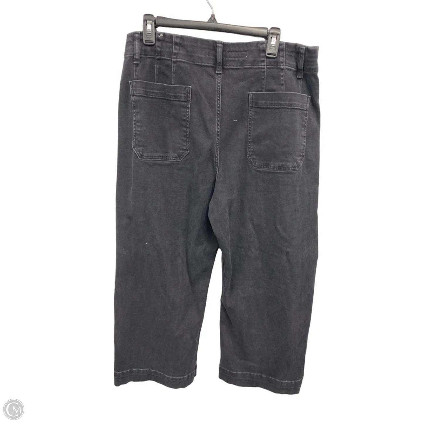 Jeans Wide Leg By Pilcro In Black, Size: 18