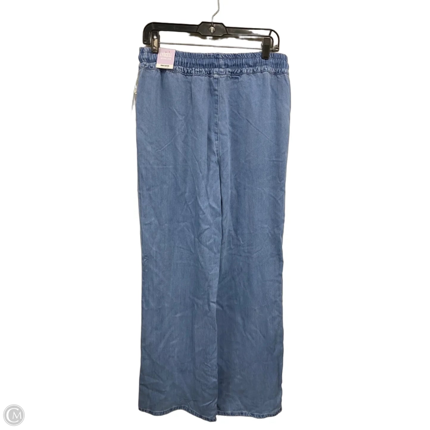 Jeans Wide Leg By Wax Jean In Blue Denim, Size: L