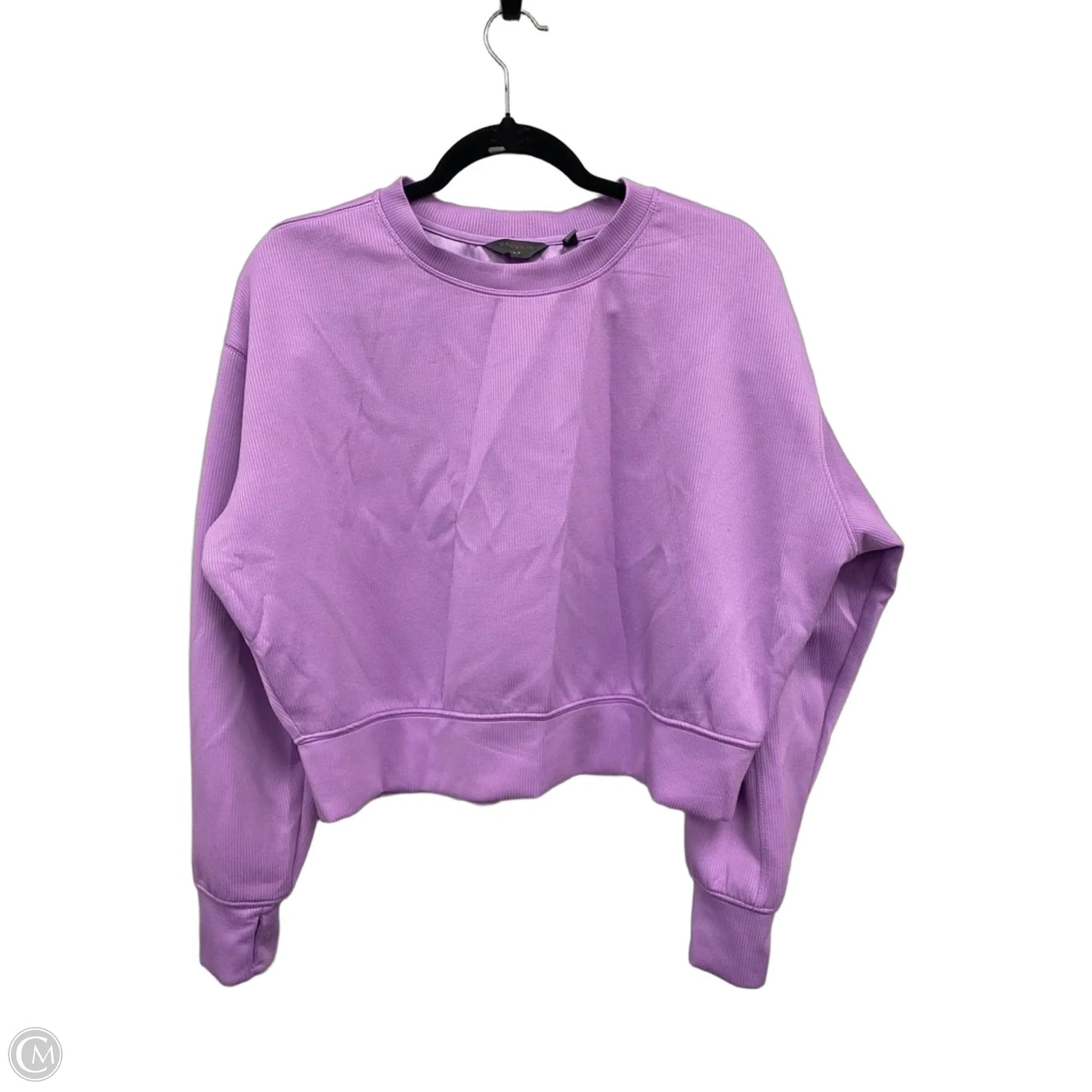 Athletic Top Long Sleeve Crewneck By Danskin In Purple, Size: L