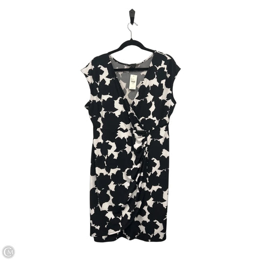 Dress Casual Short By Lane Bryant In Black & White, Size: 14