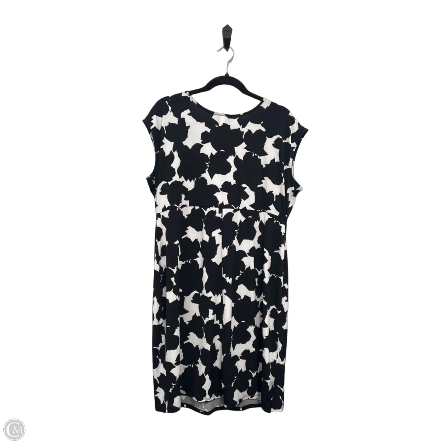Dress Casual Short By Lane Bryant In Black & White, Size: 14