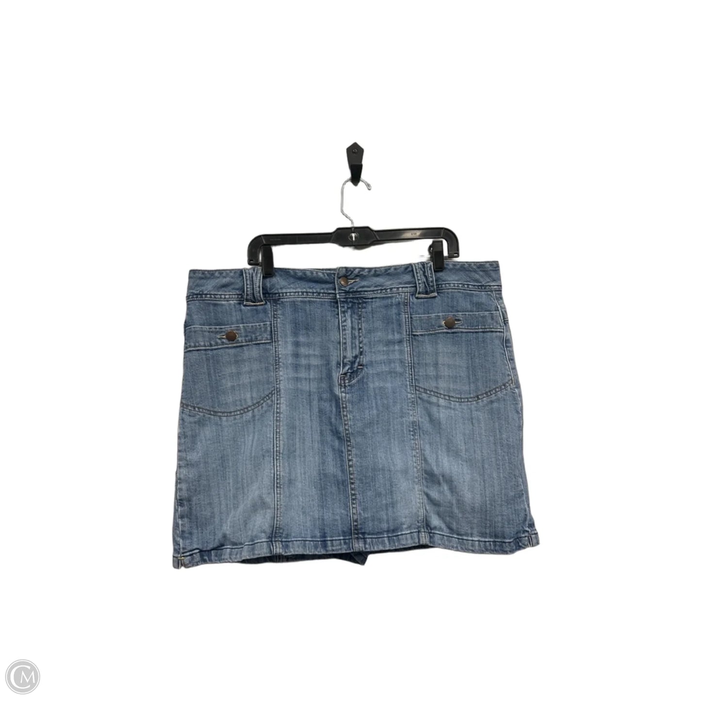 Skirt Mini & Short By Venezia In Blue Denim, Size: 20